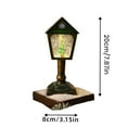 thumbnail image 6 of Dserfhy Christmas Wind Light USB/Battery Powered Mailbox Design Lamp Retro Sequin Glass Ball Santa Claus Snowflake Lantern Xmas Decor, 6 of 8