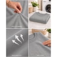 thumbnail image 3 of QUALFORT Women’s Crew Neck Pullover Sweater, Soft Midweight Long Sleeve Wool Blend Knit Top, Gray, Size XL, 3 of 7