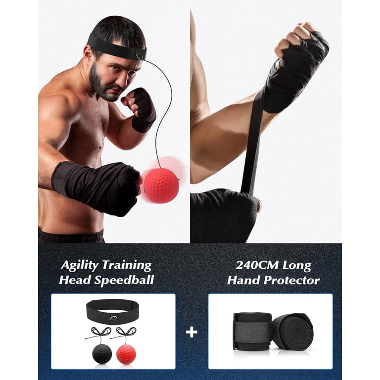 Odoland 4FT Punching Bag Set With Boxing Gloves - Heavy Duty MMA Training Kit For Home Gym Adults