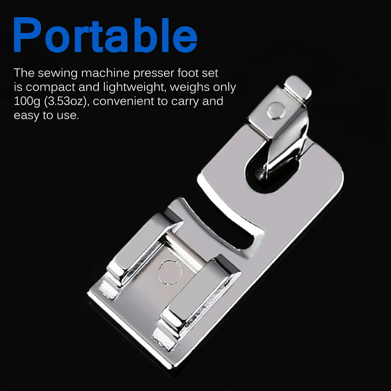 6pcs Wide Narrow Rolled Hem Pressure Foot Universal Sewing Machine Hemming  Presser for Sewing Machine Home 