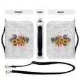 thumbnail image 5 of FOR U DESIGNS Sunflower Cross Bible Cover for Women Girls Kids Size 2X-Large Reusable Crossbody Bible Bag Wear Resistant PU Church Bible Case Bible Protector Casual Bible Book Carrying Case, 5 of 7
