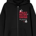 thumbnail image 2 of Friends TV Group Shot Long Sleeve Black Adult Zip-Up Hoodie, 2 of 5