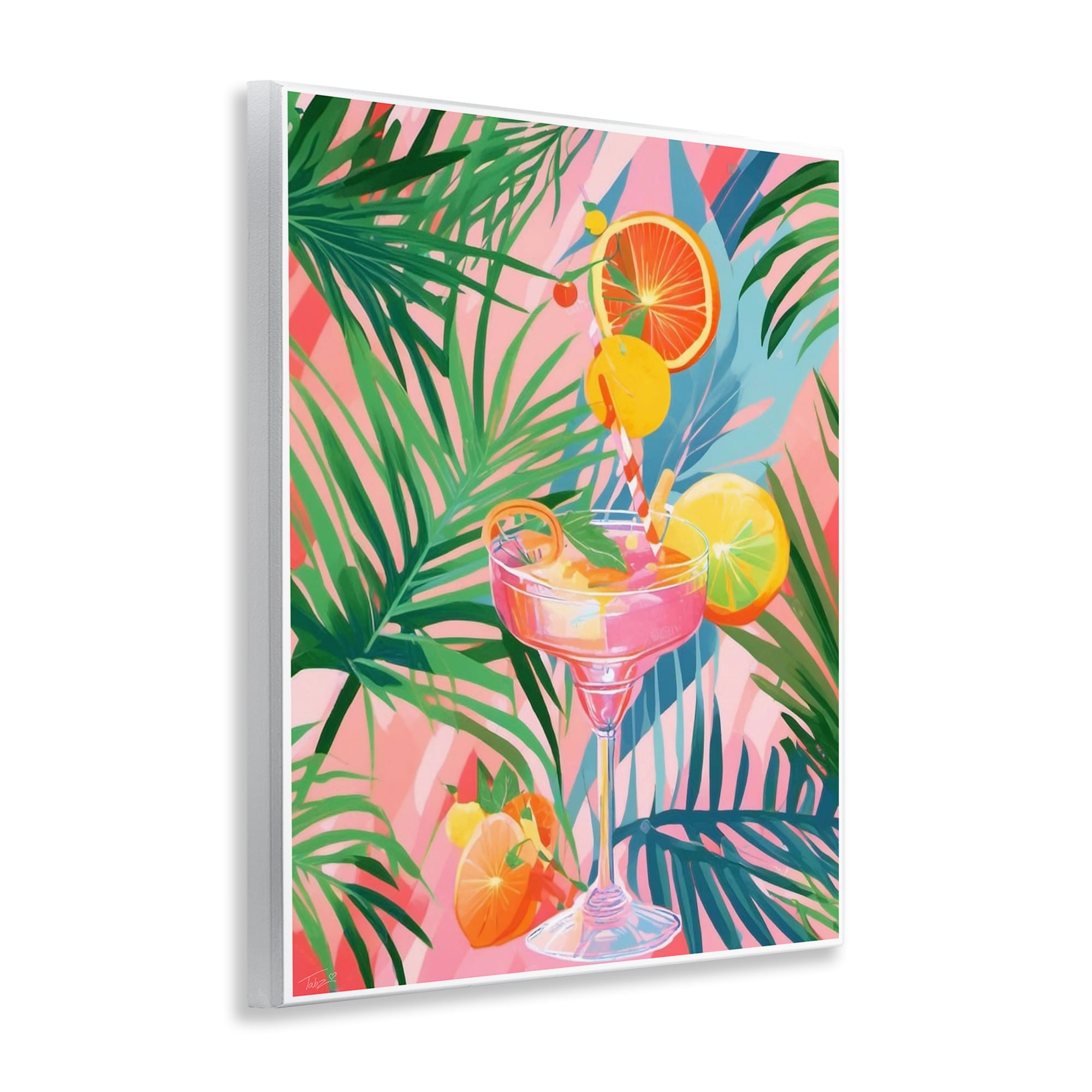 Stupell Industries Jungle Citrus Cocktail Wall Plaque Art, design by Tabz Jones
