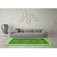thumbnail image 3 of Ahgly Company Indoor Rectangle Abstract Green Modern Area Rugs, 7' x 9', 3 of 4