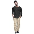 thumbnail image 2 of Atasi Solid Adjustable Ethnic Bottom Pant For mens Dupion Readymade Pajama, 2 of 5