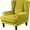Velvet Yellow, variant on SHANNA Wingback Chair Slipcover Sofa Furniture Protector 2-Piece Armchair Covers with Seperate Seat Cushion Cover