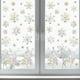 thumbnail image 5 of Fiudx Calcomanías Anticolisión para Ventanas, Prevención de Colisiones con Aves, Pegatinas de Copos de Nieve No Adhesivas, Diseños de Alces y Árboles Navideños, Adhesivos Reutilizables de Pvc, Juego, 5 of 6