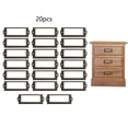 thumbnail image 3 of GUOOL 20x File Label Holder Metal Frame Handle Drawer Tag Pull Hardware for Drawer Box Bronze, 3 of 5