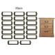 thumbnail image 1 of Portaetiquetas de 20 piezas Macarena Bronce Soporte de nombre, 1 of 4