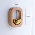 thumbnail image 3 of Store Ringing Bell for Door Opening - Magnetic Bell for Business - Unique Desk Ornaments and Hanging, 3 of 5