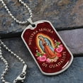 thumbnail image 2 of Nuestra Señora De Guadalupe Luxury Dog Tag Necklace - Graphic Military Dog Tag Necklace (Optional Personalized Engraving), 2 of 5
