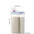 thumbnail image 2 of Rice Storage Bin Rice Storage Box 2 PCS Rice Storage Bin 2KG Portable Food Grain Storage Box Rice Storage Box Dispenser Sealed  With Measuring Cup, 2 of 8