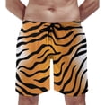 thumbnail image 2 of Men's Swim Trunks Bathing Suits Funny Tiger Print Quick Dry Board Shorts, 2 of 6