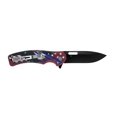 thumbnail image 2 of Camillus American Pie Pocket Knife Set 2.57" Drop Point 3Cr13 Black Blade Nylon Handle American Flag, 2 of 6