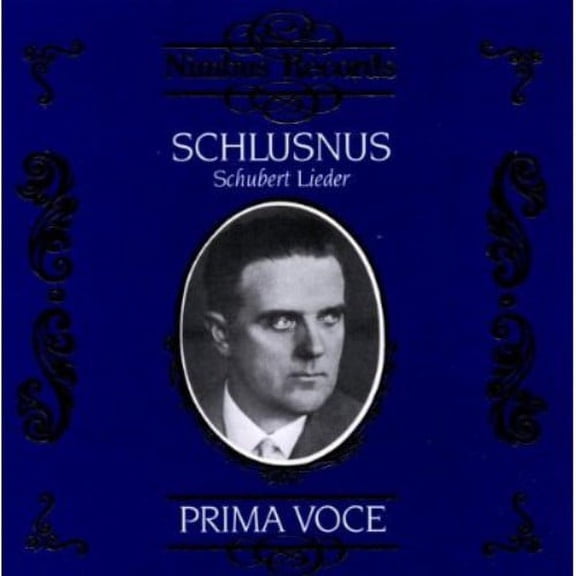 Heinrich Schlusnus - Sings Schubert Lieder - Music & Performance - CD