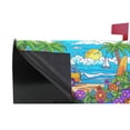 thumbnail image 4 of Ryvnso Mailbox Cover Magnetic Cartoon Summer Beach Mailbox Wrap Large Size 25.5x21 Inch, 4 of 8