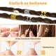 thumbnail image 2 of 100 Piezas de Joyas, Joyas para Trenzas de Oro/Plata, Anillos de Aluminio para Trenzas, Anillos de Accesorios para el Cabello de Metal Ajustables, Clips para Trenzas para el Cabello para Mujeres y, 2 of 7