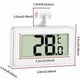 thumbnail image 2 of Termómetro para refrigerador 3X Termómetro digital para congelador Termómetro para refrigerador Termómetro para congelador impermeable para dormitorio con pantalla LCD con gancho para lectura de temp, 2 of 5