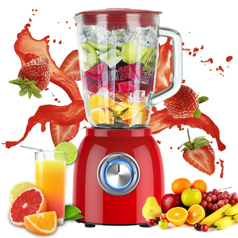 Eagle Countertop Blender,600W Powerful Smoothie Maker,Variable Speeds  Control,52 Oz,BPA Free,for Smoothies,Ice,Fruits -Red 