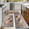 thumbnail image 6 of Kitchen Rugs Sets of 3 Non Slip Washable Kitchen Mats for Floor, Waterproof Kitchen Runner Rug, Floor Mat Carpet for Entryway, Laundry, Sink, Hallway, Bathroom, 6 of 12