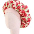 thumbnail image 5 of 2 gorros de satén para niños, gorros de pijama, gorros de baño, gorros de baño, gorros de dormir para bebé de banda ancha, 5 of 5
