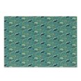 thumbnail image 1 of Turtle Cutting Board, Underwater Wildlife Composition with Wavy Ocean and Colorful Animals with Shells, Decorative Tempered Glass Cutting and Serving Board, Small Size, Multicolor, by Ambesonne, 1 of 1