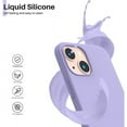thumbnail image 5 of Entronix Silicone Soft Case Designed for iPhone 14 Shockproof Durable Slim Fit, Purple, 5 of 7