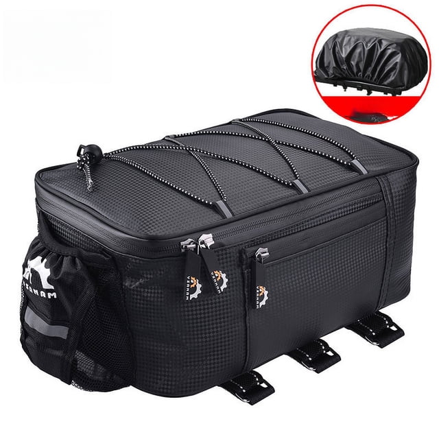 Bolsa de conducción Bolsa de asiento trasero Caja de almacenamiento colgante para vehículo eléctrico Estante trasero para bicicleta Bolsa de transporte Impermeable