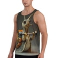 thumbnail image 2 of KLL Surreal Weightlifting Snail Print Men's Muscle Gym Workout Stringer Tank Tops Bodybuilding Fitness T-Shirts Tank Tops Men-3X-Large, 2 of 7