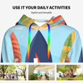 thumbnail image 4 of Haiem Hello Summer3 for Women's Fashion Hoodies & Sweatshirts with Kangaroo Pocket,Hooded Sweatshirt with Eye-catching Drawstrings-Medium, 4 of 7