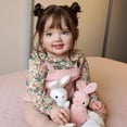 thumbnail image 2 of Muñeca Wamdoll Reborn Princess Girl de 71 cm con pelo y atuendo castaños, 2 of 6