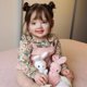 thumbnail image 2 of Muñeca Wamdoll Reborn Princess Girl de 71 cm con pelo y atuendo castaños, 2 of 6