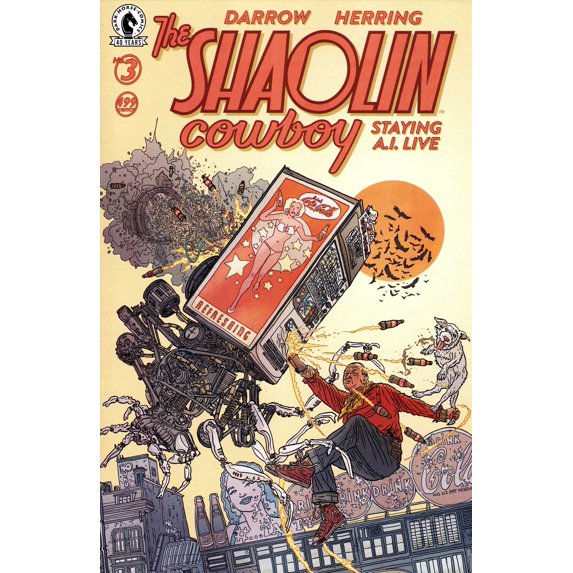 Shaolin Cowboy: Staying A.I.Live #3A VF ; Dark Horse Comic Book