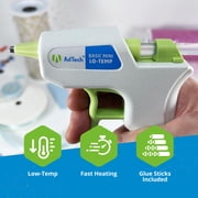 AdTech Mini Low Temp Hot Glue Gun, White with Glue Sticks, Clear Combo Pack