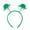 B-Green, variant on St. Patrick's Day Decor​ Shamrock Hair Hoop Mini Hats Feathers Beads Chain Holiday Headwear, St. Patrick Day Party Decorations