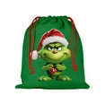 thumbnail image 1 of Cartoon Green Printing Drawstring Holiday Gift Bag Gift Gift Candy Bag Children'S Holiday Snack Bag Gift Bag Gift Children's Holiday Snack Bag Gift Bag Gift Home Decorations, 1 of 1