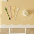 thumbnail image 6 of 2Pcs Mini Silicone Spatula with Long Handle, Jar Spatula Small Spatulas, Jam Spreader Reusable Double-Ended Tiny Silicone Spoon Spatula Bottle Scraper for Butter Liquid Foundation Lotion Nail Polish, 6 of 8