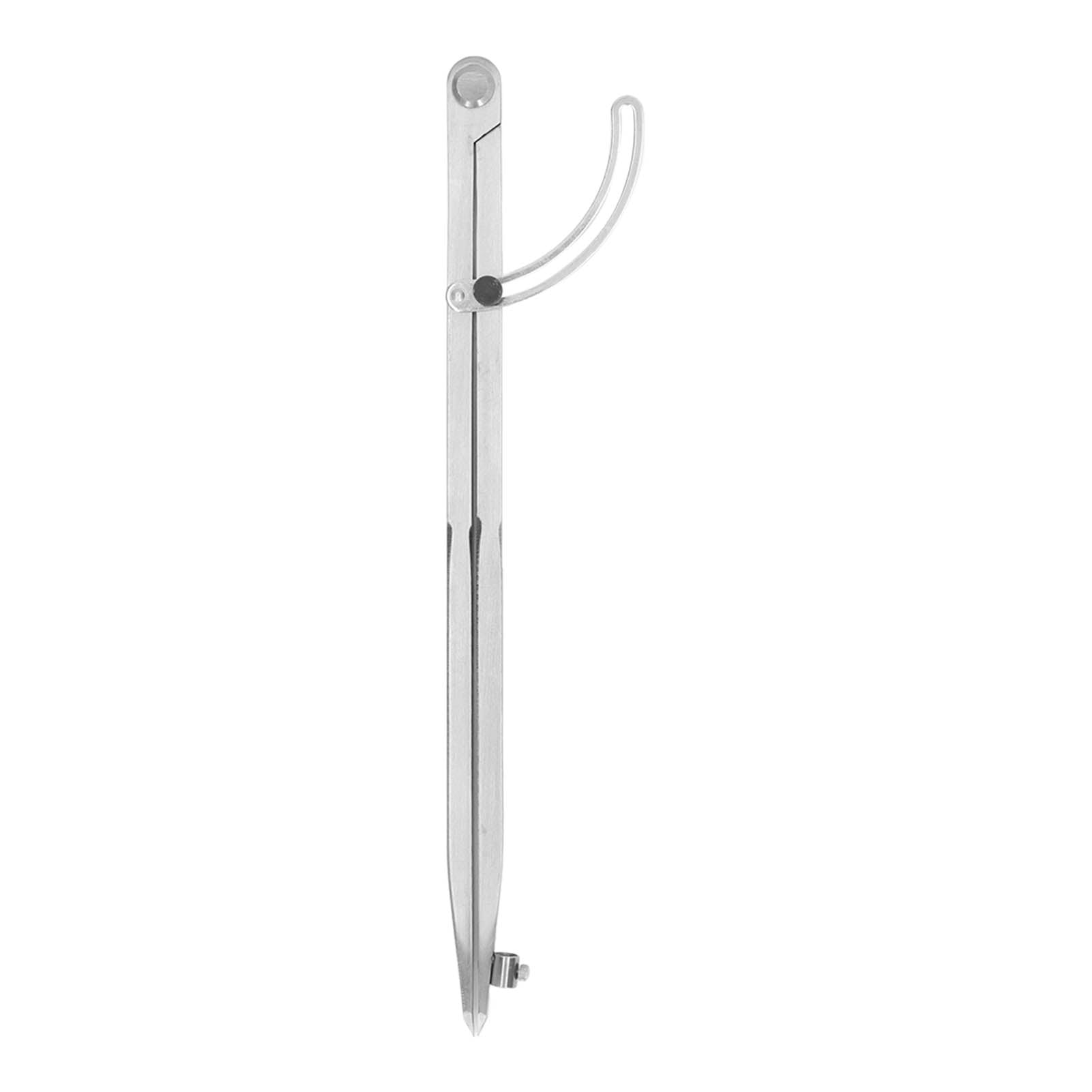 Woodworking Compass 400mm Carbon Steel Wing Divider Scriber with Pencil Holder for Carpenter Leather Work