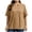 Brown, variant on Womens V Neck Blouses Summer Short Sleeve Casual Tops For Women Loose Fitted Textured Going Out Tops Soft Comfy Work Shirts Modest All Match Tunics For Everyday And Business Casual