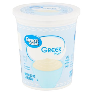 Great Value Plain Nonfat Yogurt 32 Oz Walmart Com Great Value Plain Nonfat Yogurt 32 Oz Walmart Com