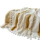 thumbnail image 1 of Manta de tejido jacquard catiónico | Manta de lana con estampado de nubes de doble color | Poliéster suave y cálido | Sofá, Oficina y Uso de la Siesta | Manta decorativa acogedora para todas las, 1 of 5