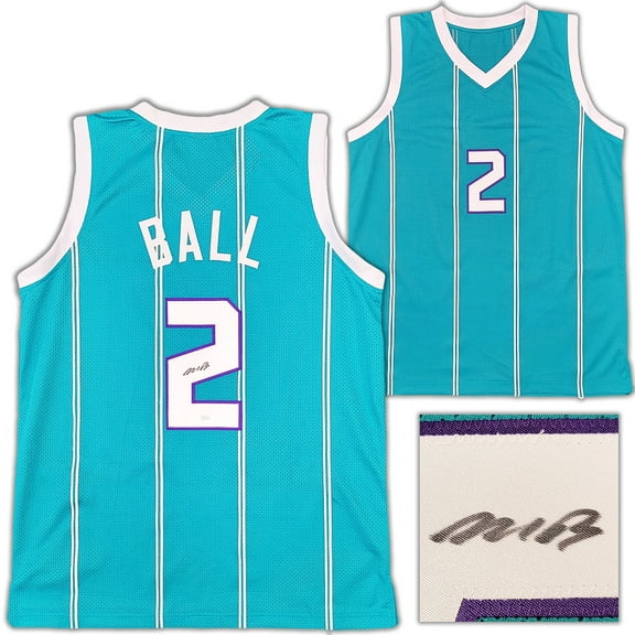 Charlotte Hornets LaMelo Ball Autographed Teal Jersey JSA 207820