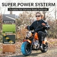 thumbnail image 5 of Akaber Kids Electric Dirt Bike, 24V Mototec Ride On Motorbike for Ages 8-14, 250W Kids Motorcycle up to 12.5 MPH, 10 Miles Range, 5 of 8