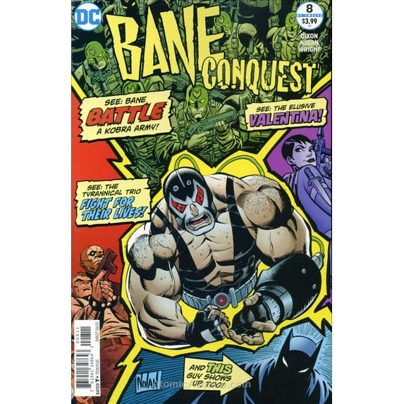 Bane Conquest #8 VF ; DC Comic Book