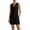 D687/Black, variant on Afdoent Dresses For Women Draped Neck Sleeveless Dress Summer Minimalist Casual Tank Dress Beach Vacation Outfits Classic
