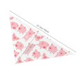 thumbnail image 3 of Naloa Kawaii Pigs Dog Bandanas 1PC Washable Triangle Dog Scarfs Premium Durable Fabric, for Small Medium Large Dogs and Cats, 3 of 6