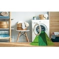 thumbnail image 2 of Ahgly Company Machine Washable Indoor Square Transitional Deep Emerald Green Area Rugs, 5' Square, 2 of 7