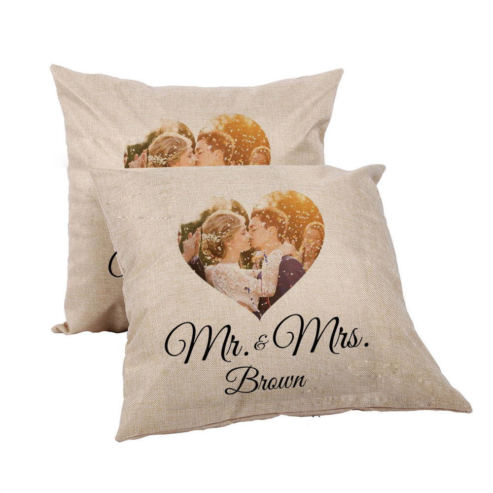 50 Pack Linen 3D Sublimation Pillow Case Blanks 17.7in x 17.7in Throw