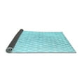 thumbnail image 2 of Ahgly Company Indoor Rectangle Trellis Light Blue Contemporary Area Rugs, 4' x 6', 2 of 4