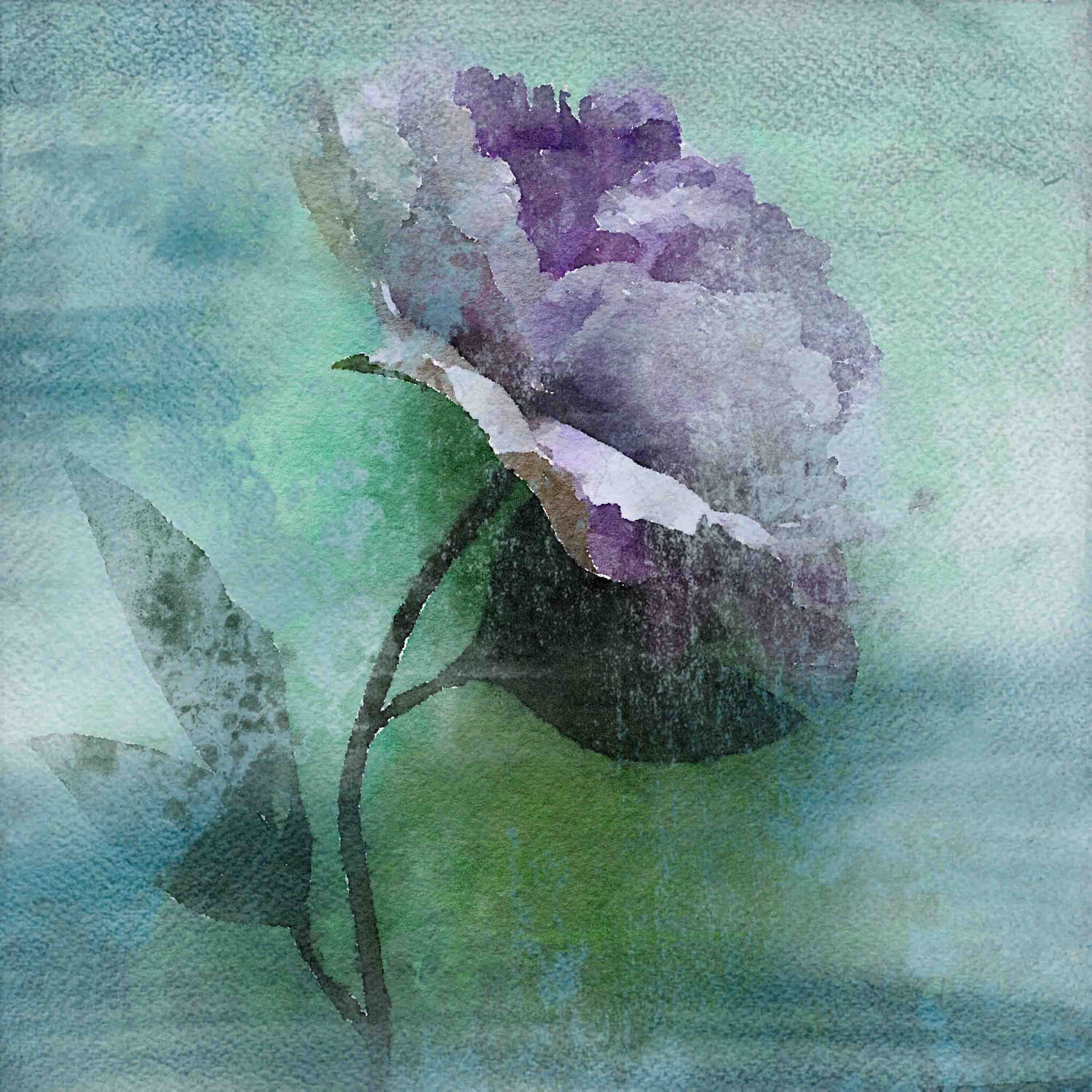 Marmont Hill 'Beauty In Purple' by Irena Orlov Painting Print on Wrapped Canvas